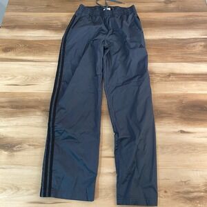 Adidas Track Pants Mens Medium Climalite Athletic Lined 3 Stripe Shiny